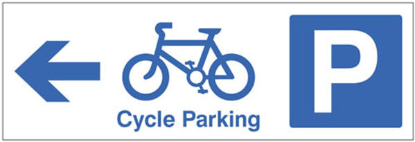 Picture of Cycle parking <-
