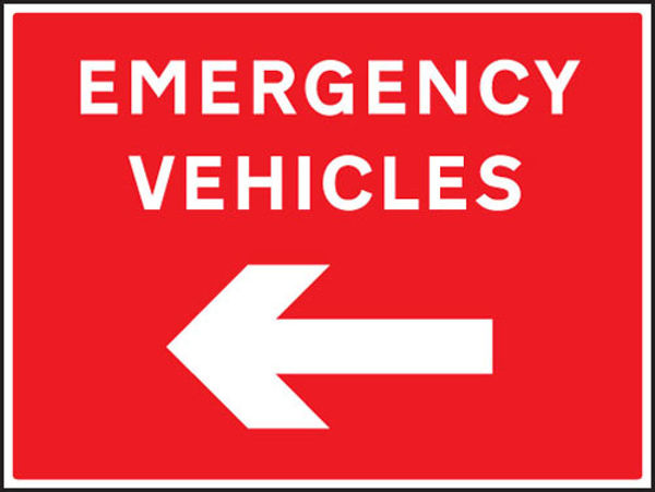 Picture of Emergency vehicles arrow left