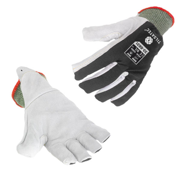 Picture of Tilsatec L-wt FR Backed Leather Palm Glove Cut F