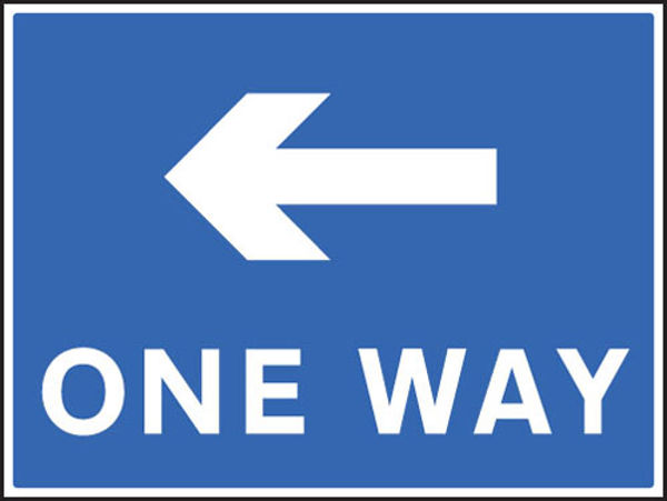Picture of One way - left