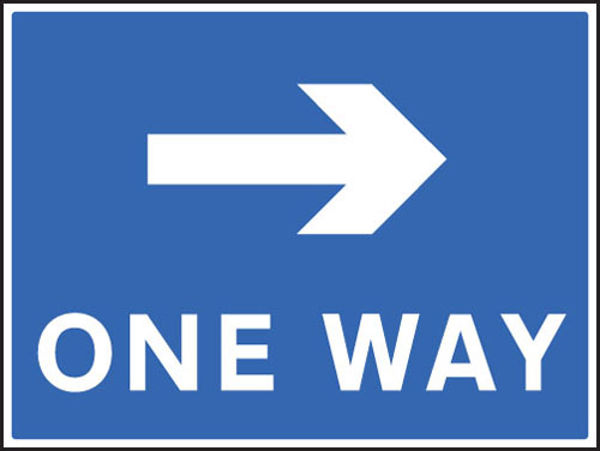 Picture of One way - right