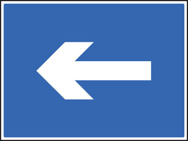 Picture of One way arrow only