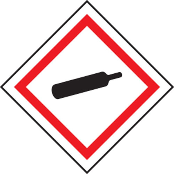 Picture of Compressed Gas GHS label
