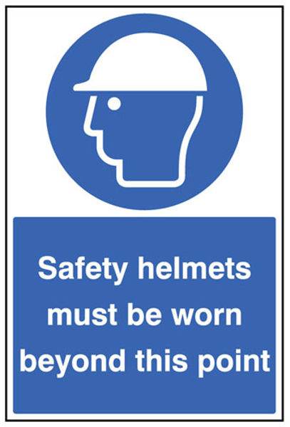 Picture of Safety helmets must be worn floor graphic 400x600mm