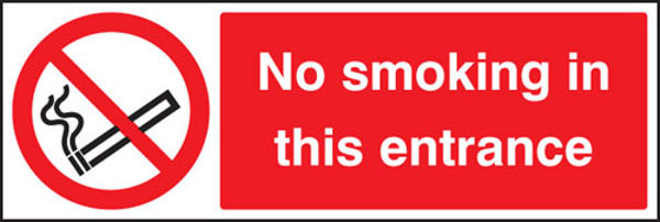 Picture of No smoking in this entrance