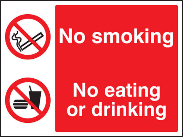 Picture of No smoking, no eating, no drinking