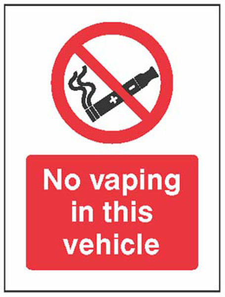 Picture of No vaping in this vehicle