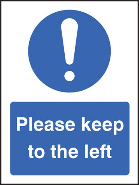 Picture of Please keep to the left