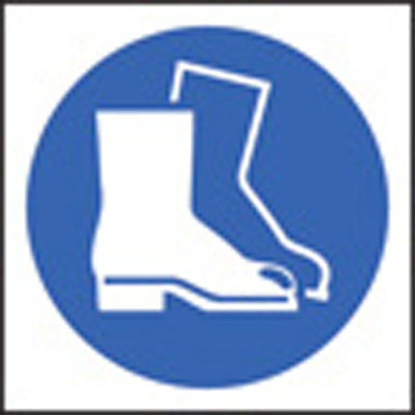 Picture of 100 S-A labels 50x50mm safety boots