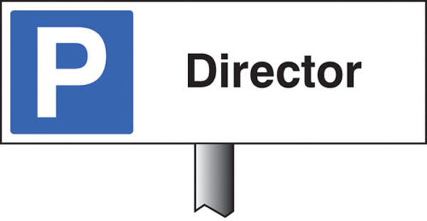 Picture of Parking director verge sign 450x150mm (post 800mm)