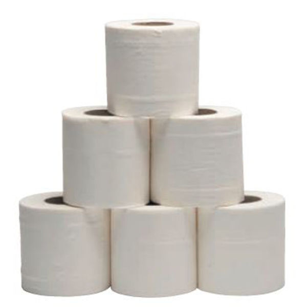 Picture of 2 ply Toilet rolls soft White (9 x 4 rolls)