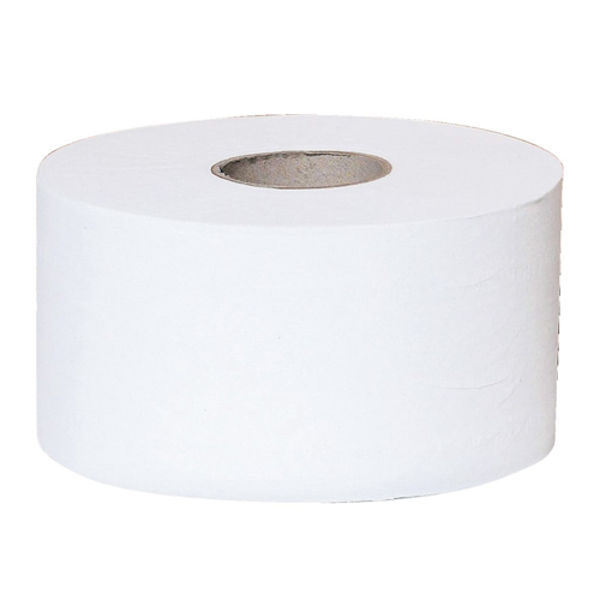 Picture of 2 ply mini jumbo toilet rolls White 3 inch core