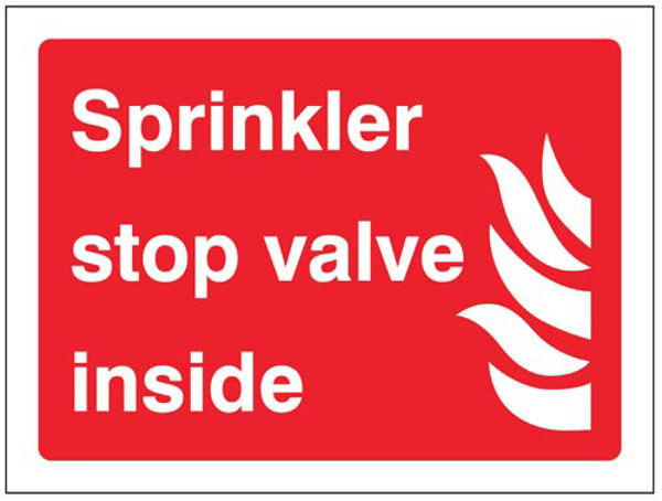 Picture of Sprinkler stop valve inside