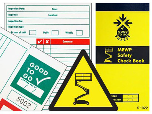Picture of Good to go safety MEWP check book
