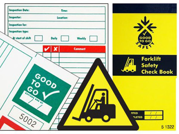 Picture of Good to go safety forklift check book