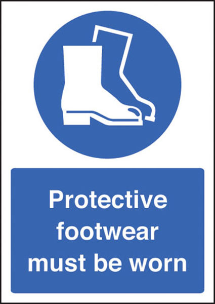 Picture of Protective footwear must be worn - A4 sav