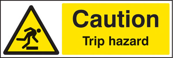 Picture of Caution trip hazard