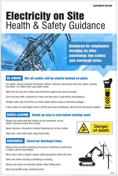 Picture of Electricity on site poster