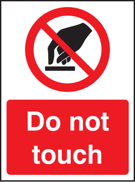 Picture of Do not touch