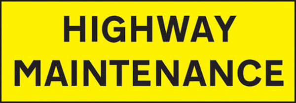 Picture of Highway Maintenance 800x275mm reflective magnetic