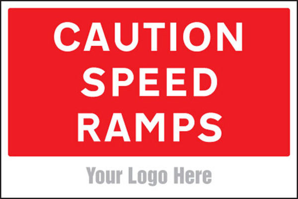 Picture of Caution speed ramps, site saver sign 600x400mm