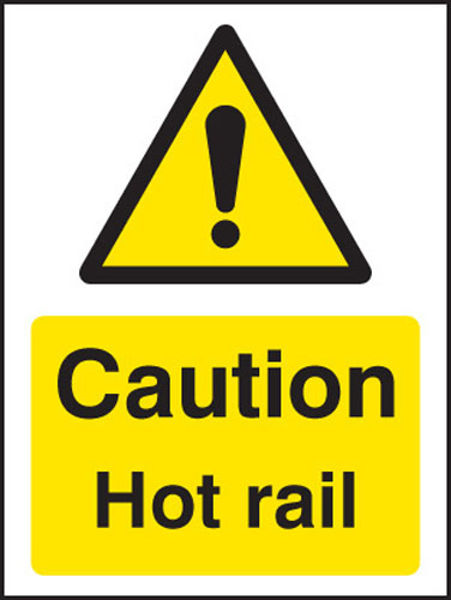 Picture of Caution hot rail