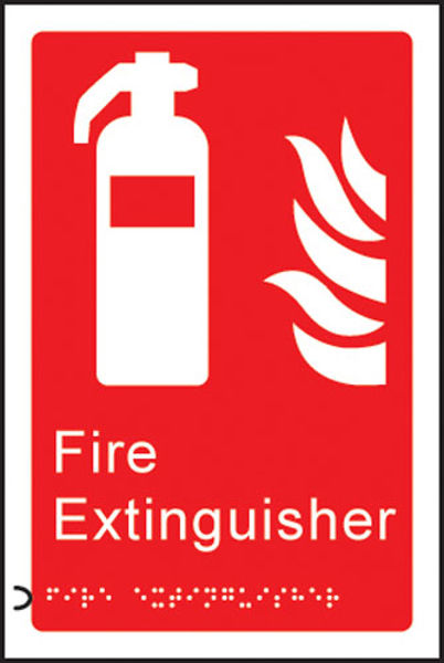 Picture of Braille - Fire extinguisher