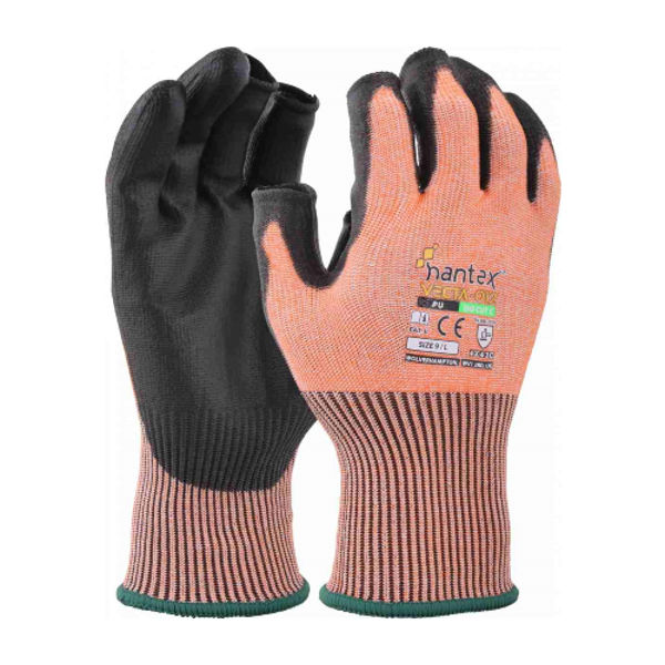 Picture of Vecta-12 2 Fingerless ORANGE Glove Cut C