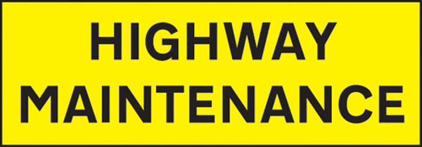Picture of Highway Maintenance 800x275 reflective SAV