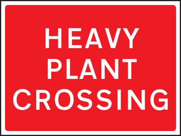 Picture of Heavy plant crossing 1050x750mm Class RA1 zintec