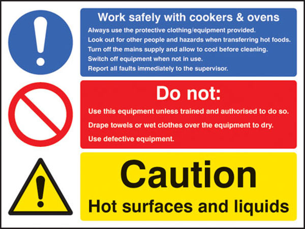 Picture of Work safety with cookers & ovens
