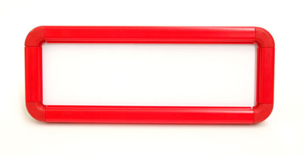 Picture of Suspended frame 600x200mm red c-w kit