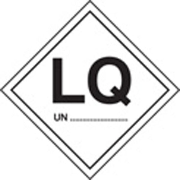 Picture of LQ UN labels 100x100mm - roll of 100