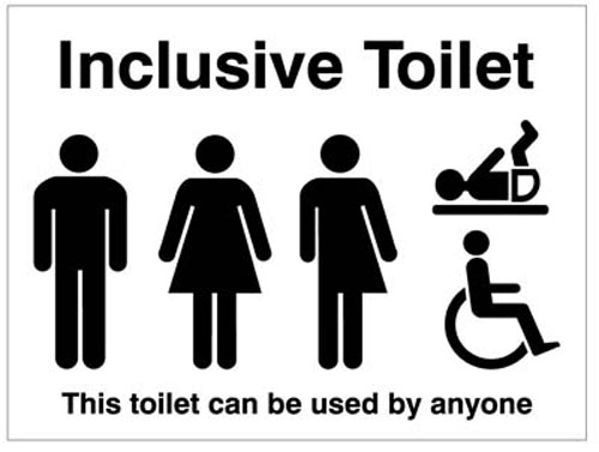 Picture of Inclusive toilet This toilet can be used by anyone