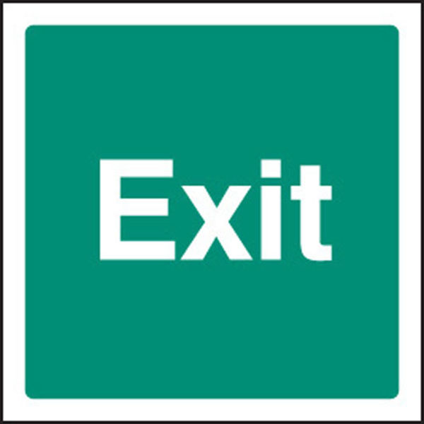 Picture of Exit (text only)