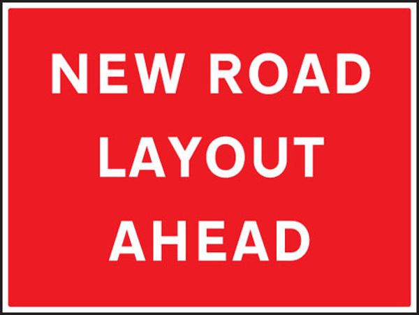 Picture of New road layout ahead