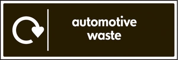 Picture of WRAP Recycling Sign - Automotive waste