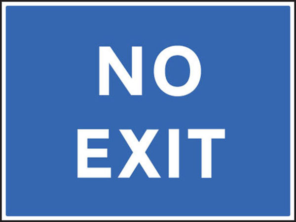 Picture of No exit