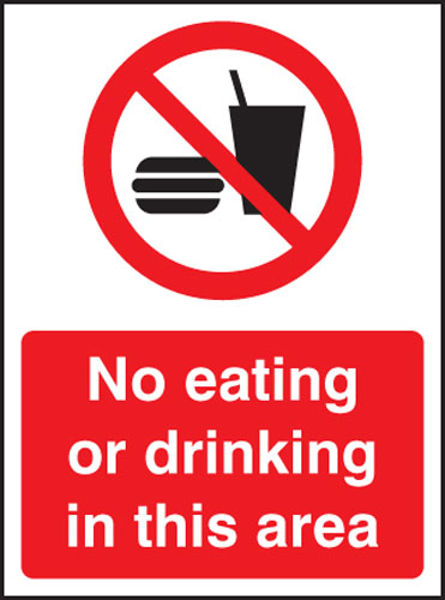 Picture of No eating or drinking in this area