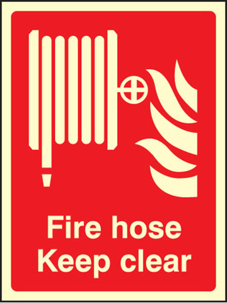 Picture of Fire hose keep clear