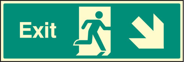 Picture of Exit down & right
