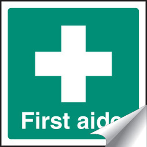 Picture of First aider sticker 50x50mm
