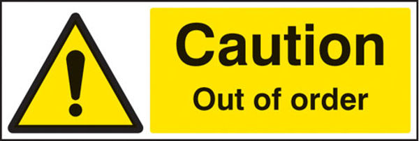 Picture of Caution out of order