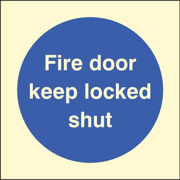 Picture of Fire door keep locked shut