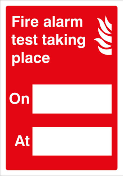 Picture of Fire alarm test adapt-a-sign 215x310mm