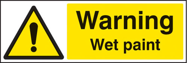 Picture of Warning wet paint