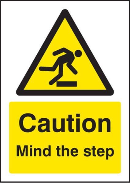 Picture of Caution mind the step - A5 sav