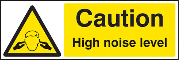 Picture of Caution high noise level