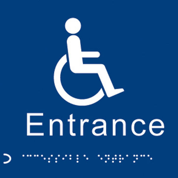 Picture of Braille - Disabled entrance