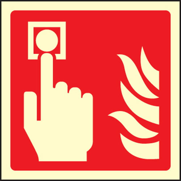 Picture of Fire alarm call point symbol